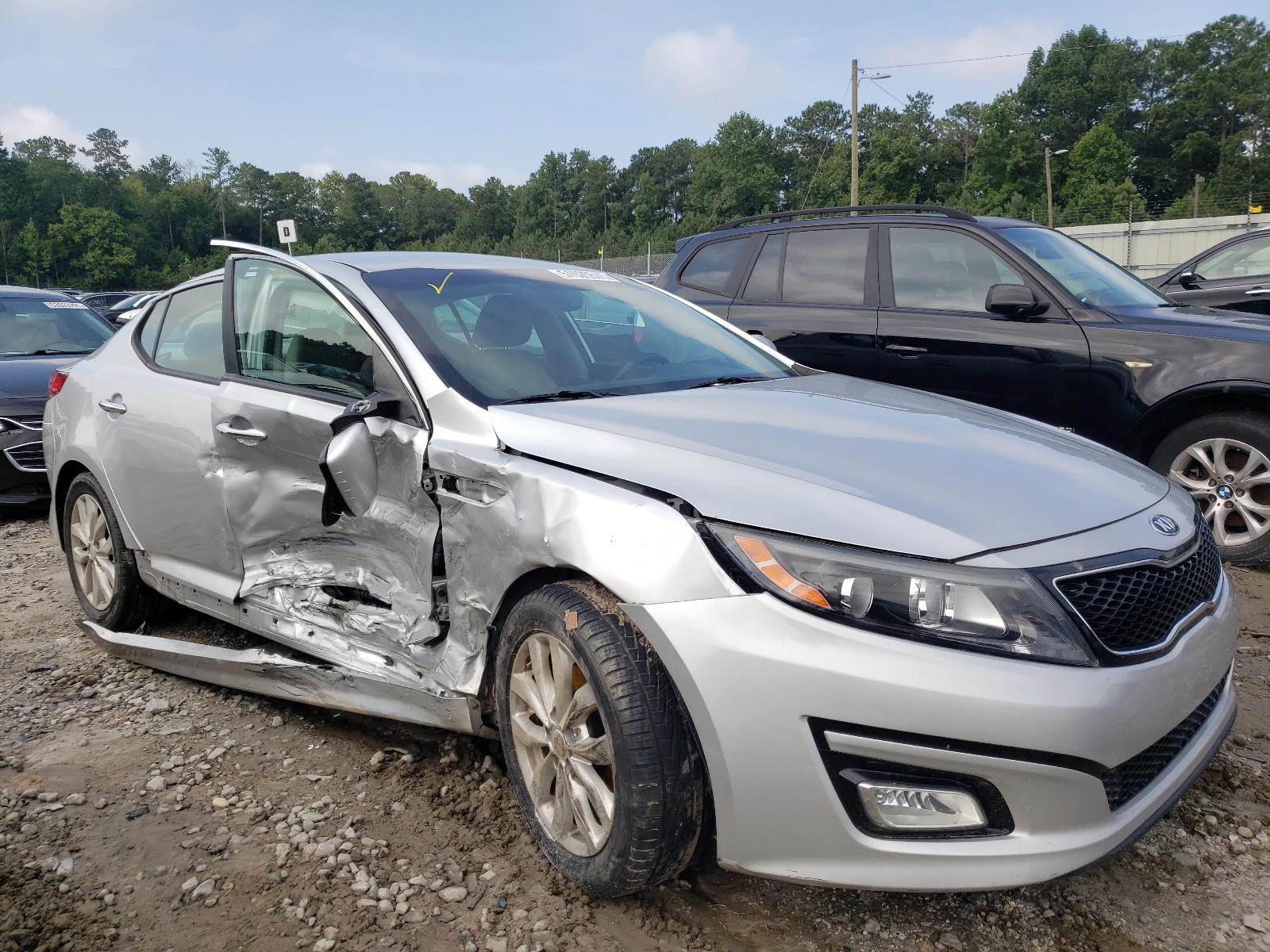 KIA OPTIMA EX 2014 with VIN 5XXGN4A79EG317686 - Photo from auction