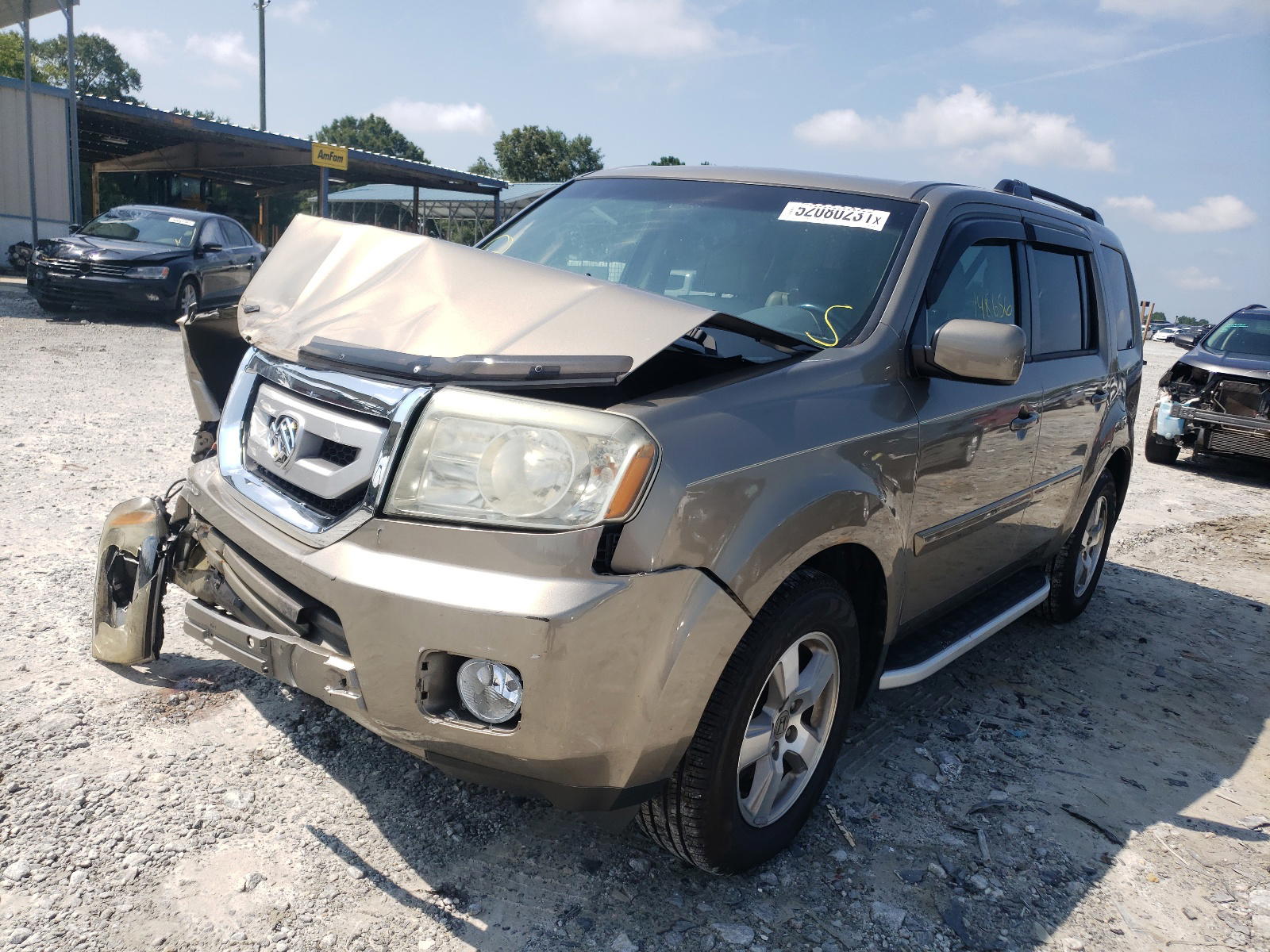 Photo 2 from auction – 2011 HONDA PILOT EXL with VIN 5FNYF3H6XBB038836
