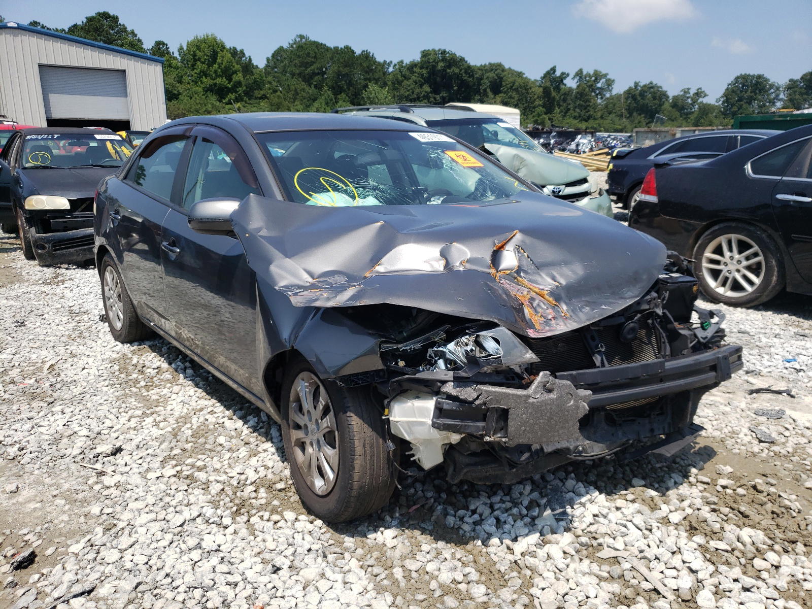 KIA FORTE EX 2013 with VIN KNAFU4A2XD5723172 - Photo from auction