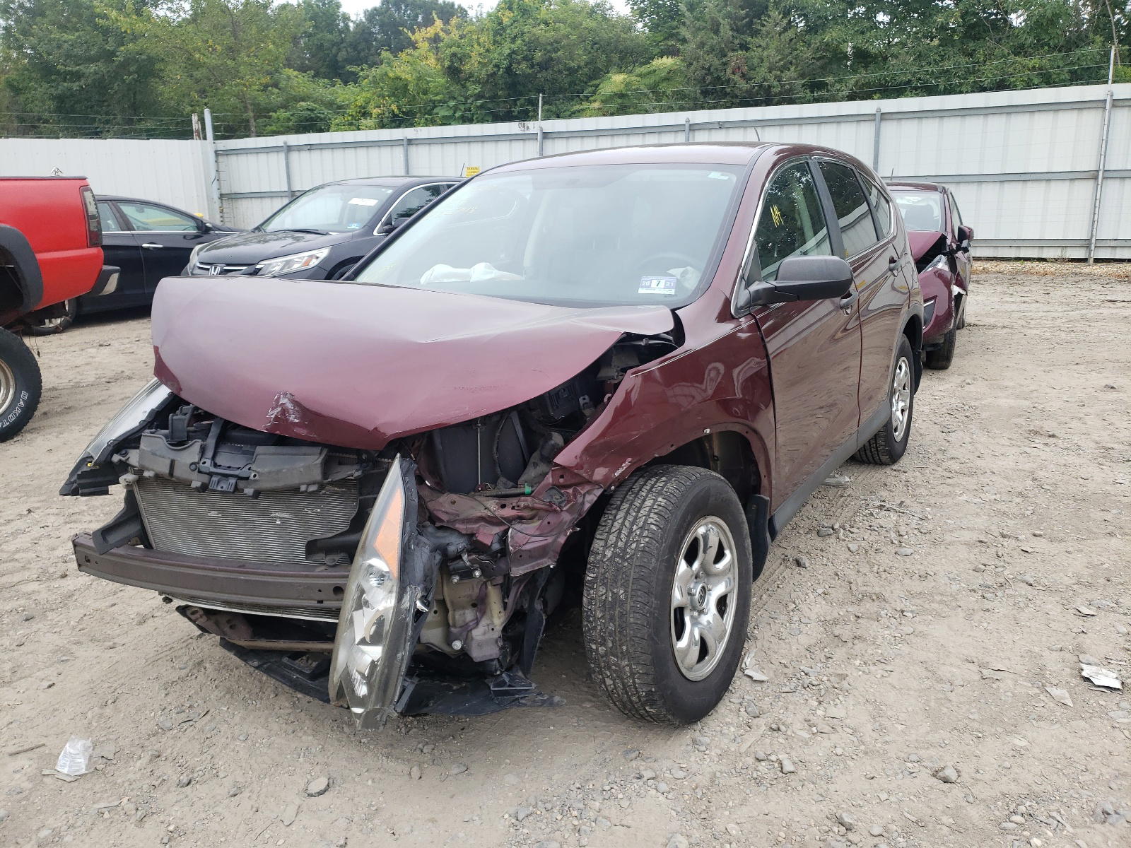 Photo 2 from auction – 2012 HONDA CR-V LX with VIN 5J6RM4H30CL061007