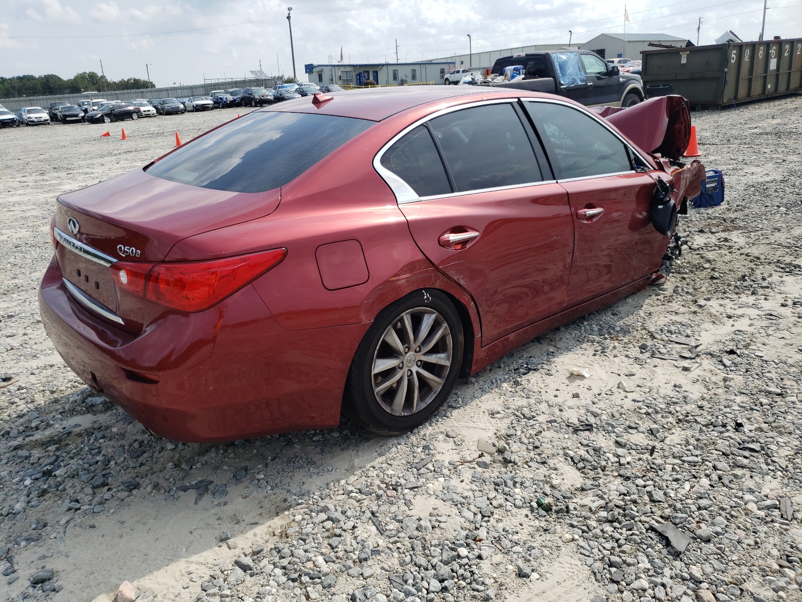 Photo 4 from auction – 2015 INFINITI Q50 BASE with VIN JN1BV7AP0FM336671