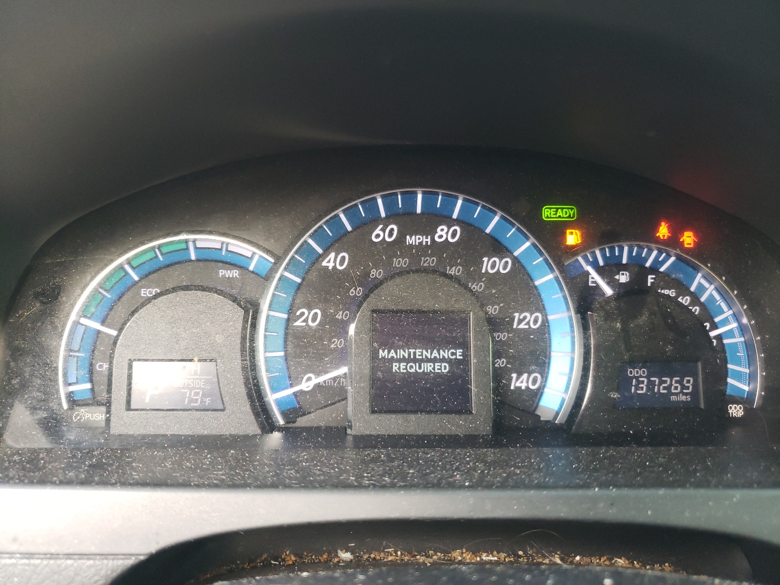 Photo 8 from auction – 2013 TOYOTA CAMRY HYBR with VIN 4T1BD1FK7DU096604