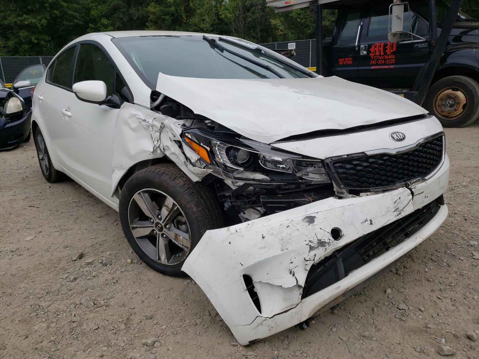 KIA FORTE LX 2018 with VIN 3KPFL4A74JE246790 - Photo from auction