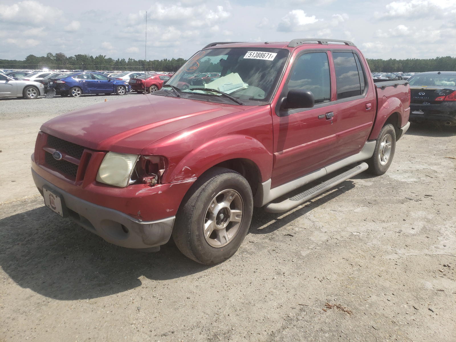 Photo 2 from auction – 2003 FORD EXPLORER S with VIN 1FMZU67E83UA17606