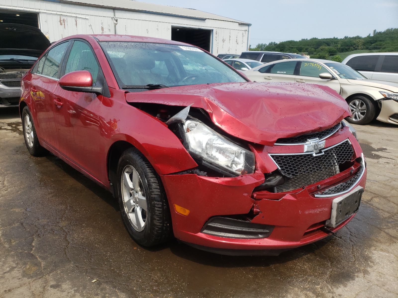 CHEVROLET CRUZE LT 2014 with VIN 1G1PC5SB7E7301602 - Photo from auction