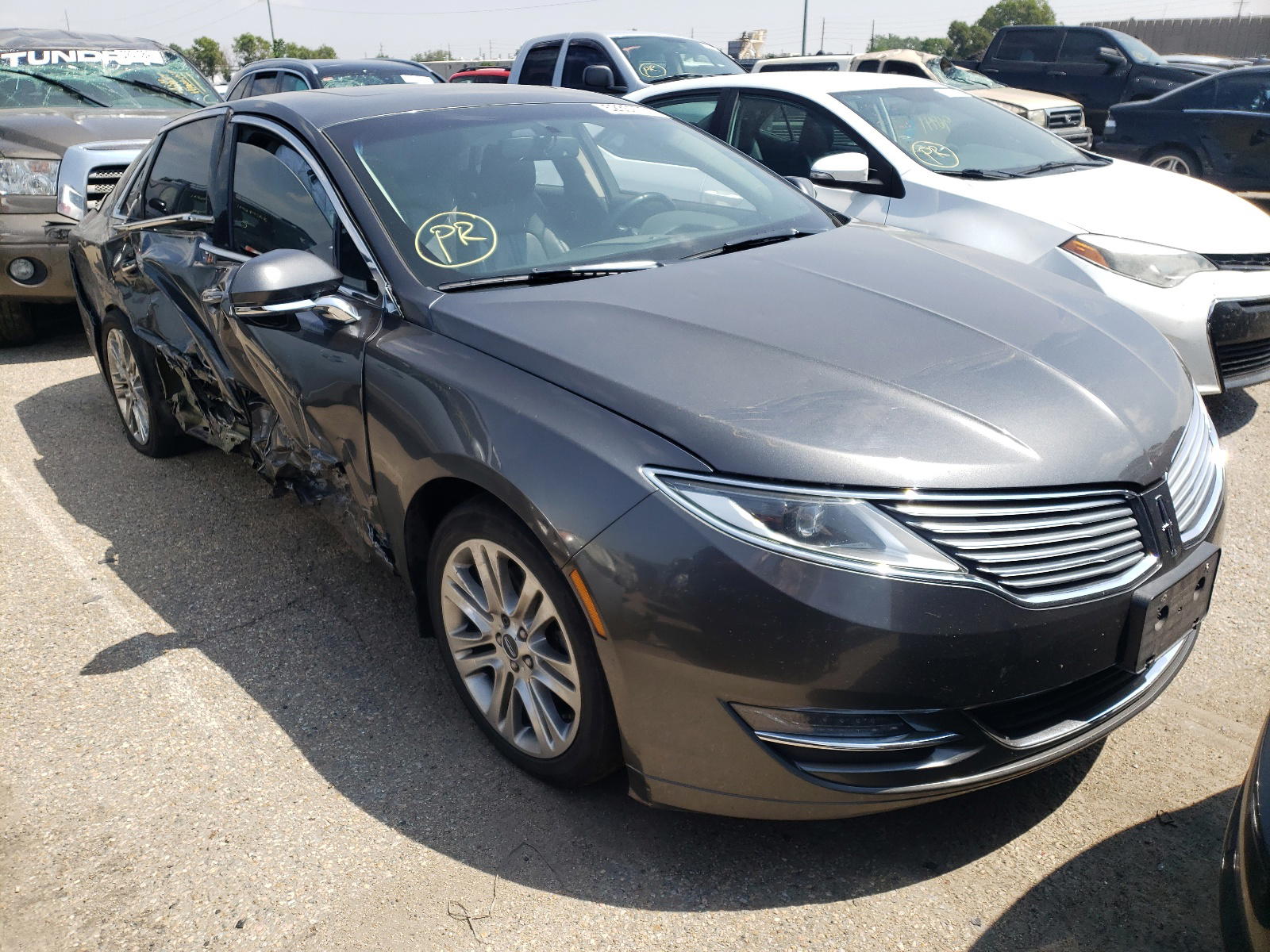 LINCOLN MKZ 2015 with VIN 3LN6L2JK0FR607064 - Photo from auction