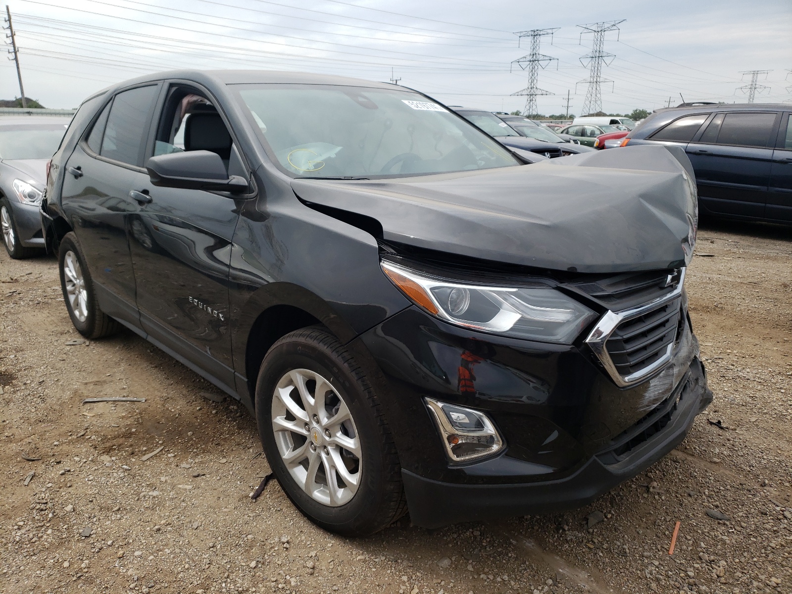 CHEVROLET EQUINOX LS 2020 with VIN 2GNAXHEV0L6240607 - Photo from auction
