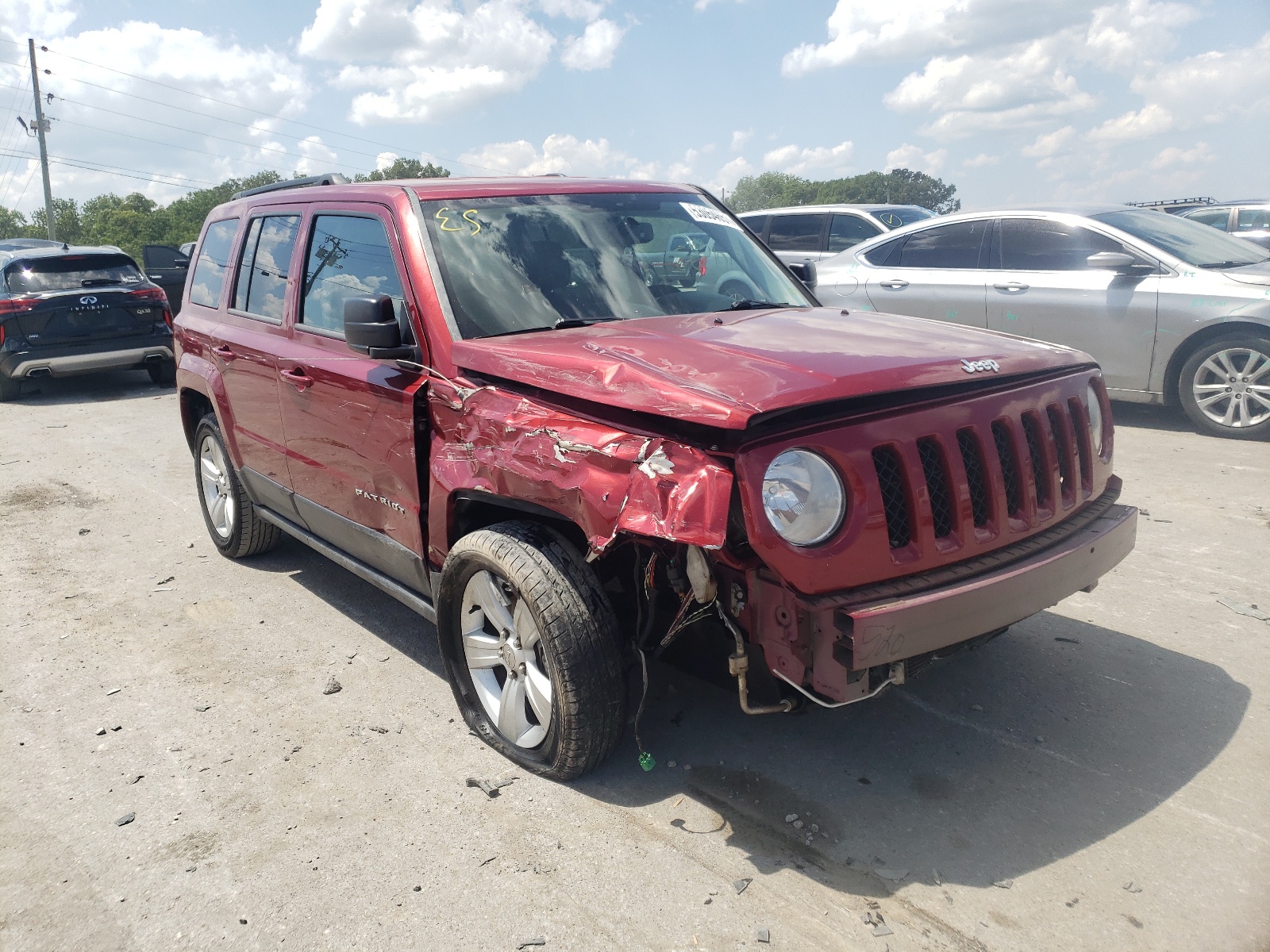 JEEP PATRIOT LA 2014 with VIN 1C4NJPFA4ED642281 - Photo from auction