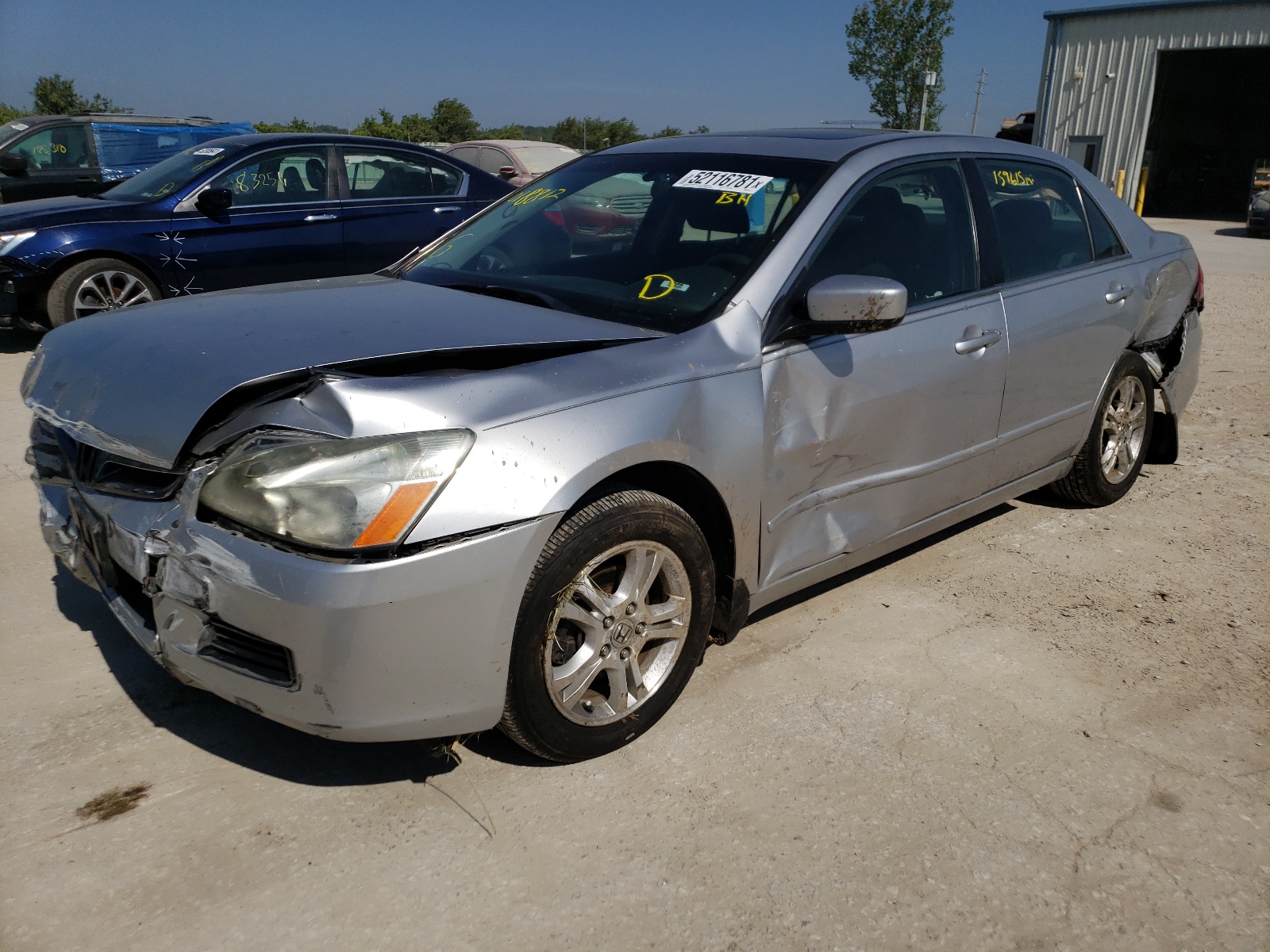 Photo 2 from auction – 2007 HONDA ACCORD EX with VIN 1HGCM56757A018812