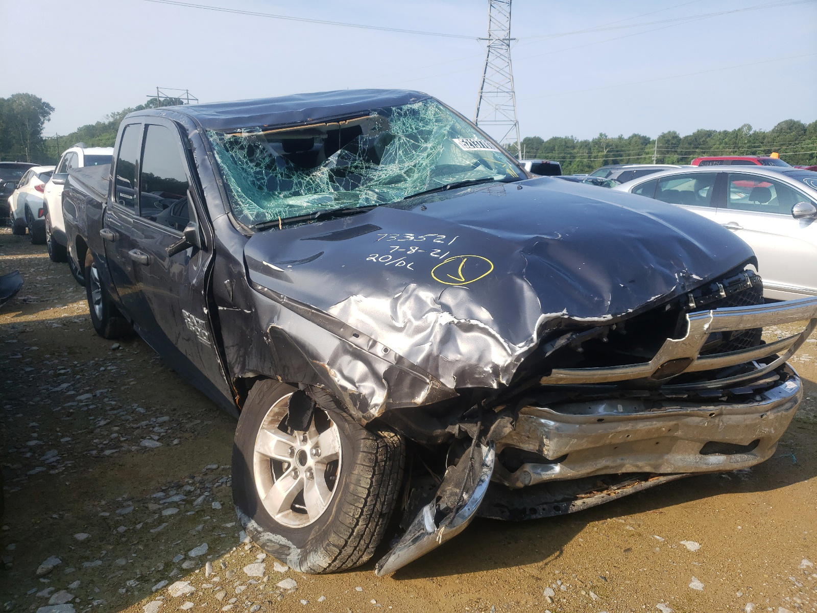 RAM 1500 CLASS 2019 with VIN 1C6RR6FG5KS733521 - Photo from auction