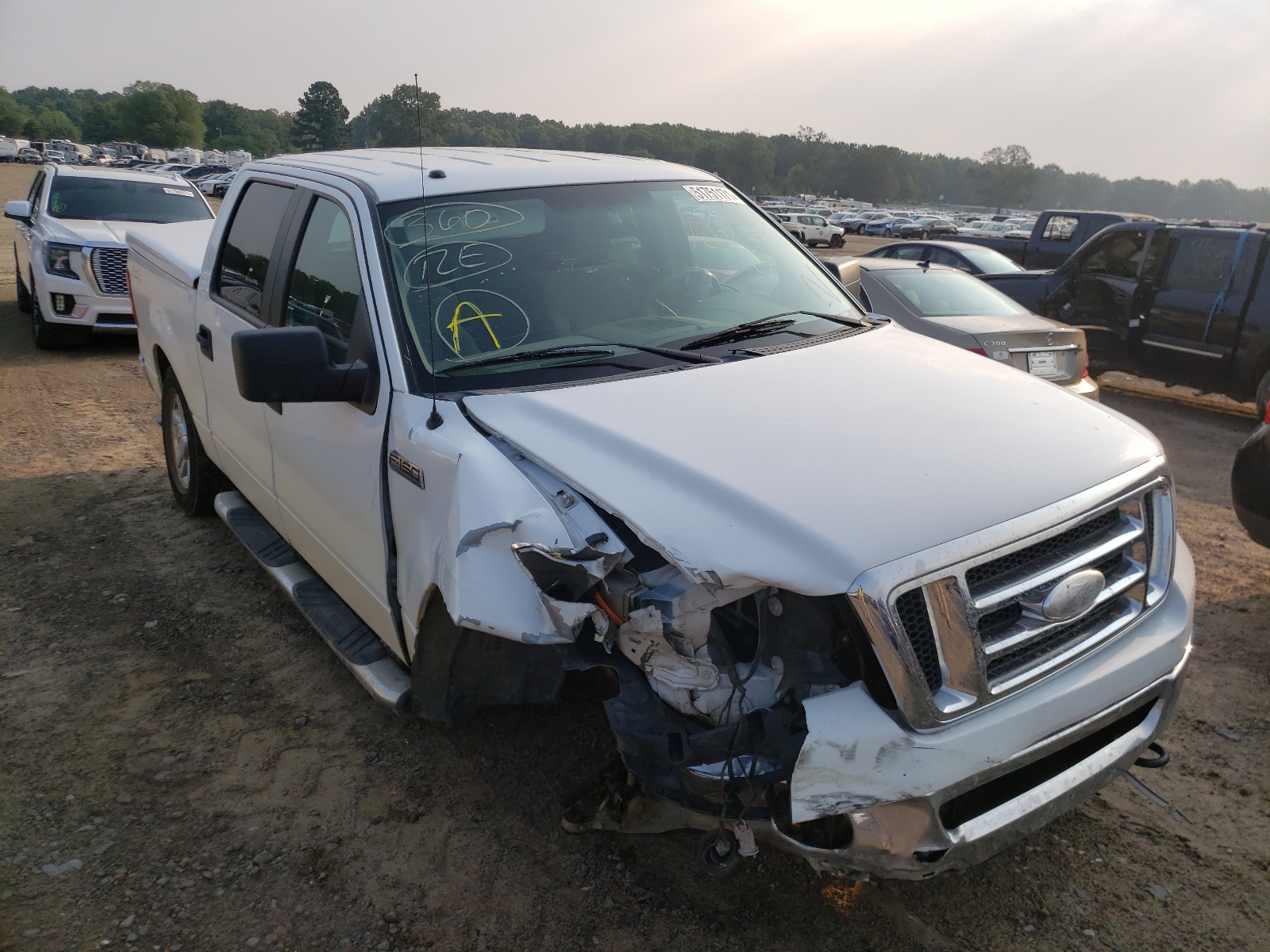 FORD F150 SUPER 2007 with VIN 1FTPW14V27FB38073 - Photo from auction