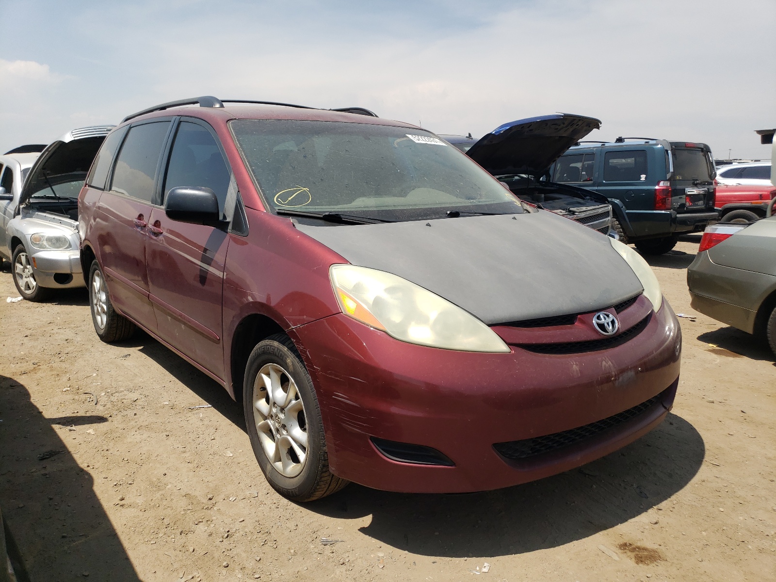 TOYOTA SIENNA LE 2006 with VIN 5TDBA23C46S067116 - Photo from auction