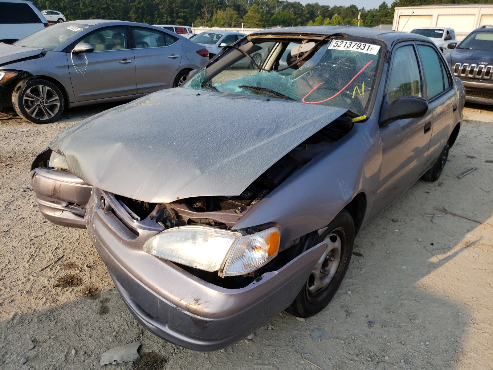 Photo 2 from auction – 1998 TOYOTA COROLLA VE with VIN 1NXBR12E8WZ123992