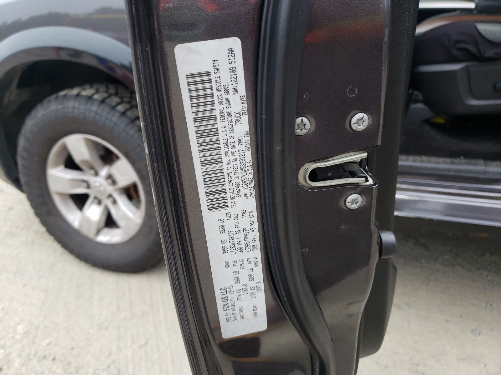Photo 10 from auction – 2016 RAM 1500 SLT with VIN 1C6RR7LGXGS231217