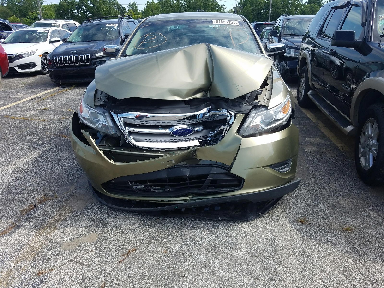 Photo 9 from auction – 2012 FORD TAURUS SEL with VIN 1FAHP2EW2CG118401