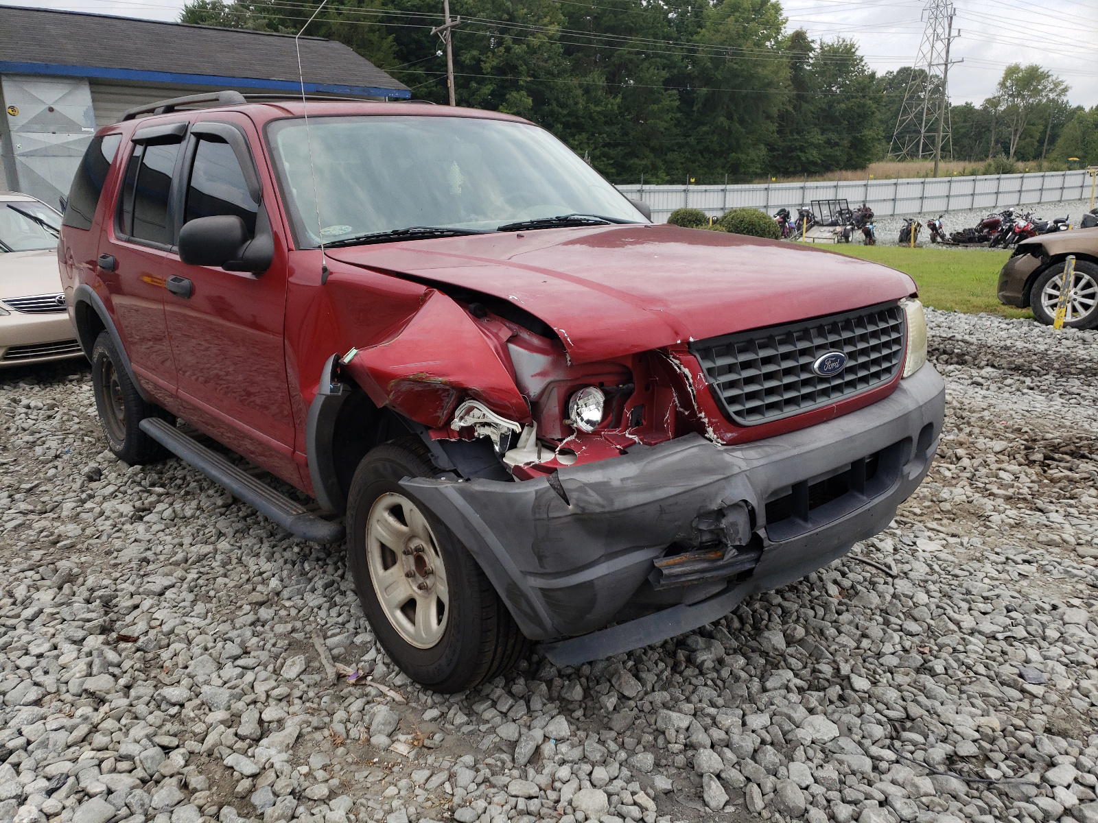 FORD EXPLORER X 2003 with VIN 1FMZU62K43UB23208 - Photo from auction