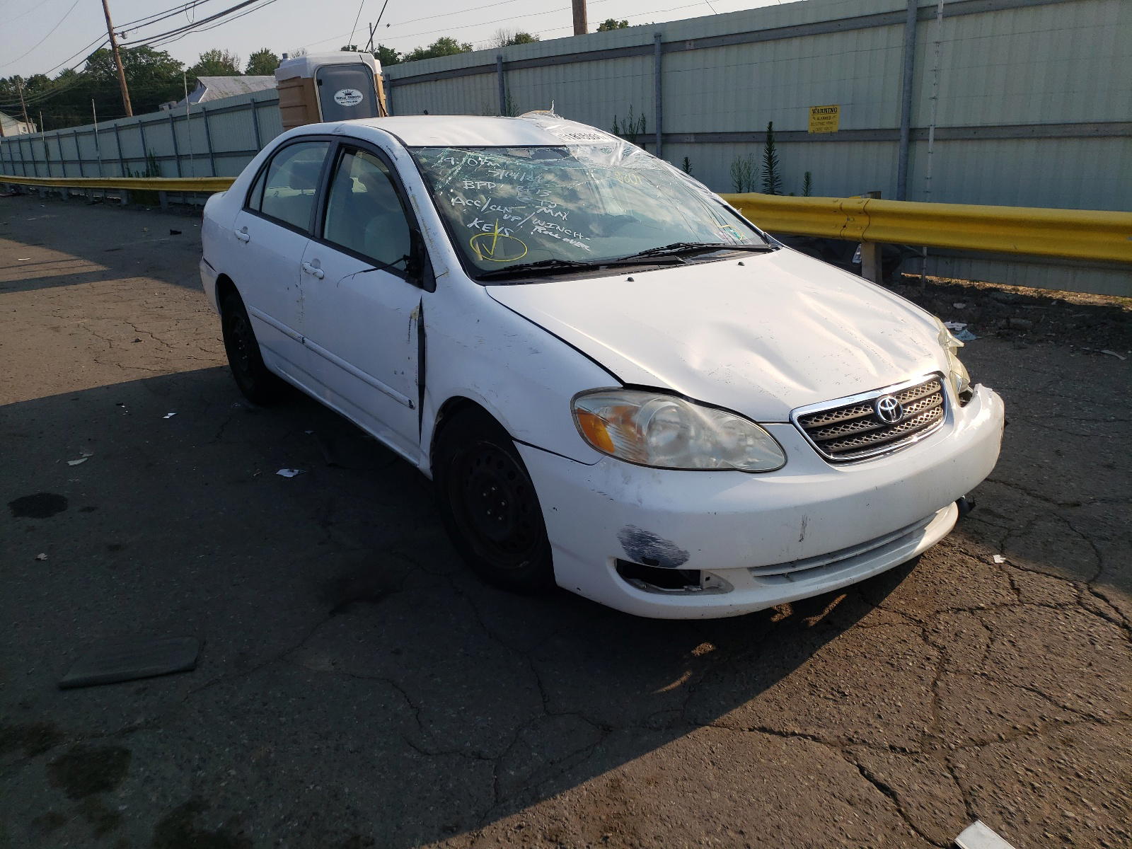 TOYOTA COROLLA CE 2007 with VIN JTDBR32E770120848 - Photo from auction
