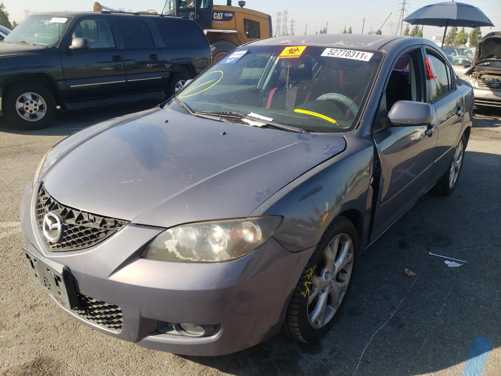 Photo 2 from auction – 2008 MAZDA 3 I with VIN JM1BK32G581143725