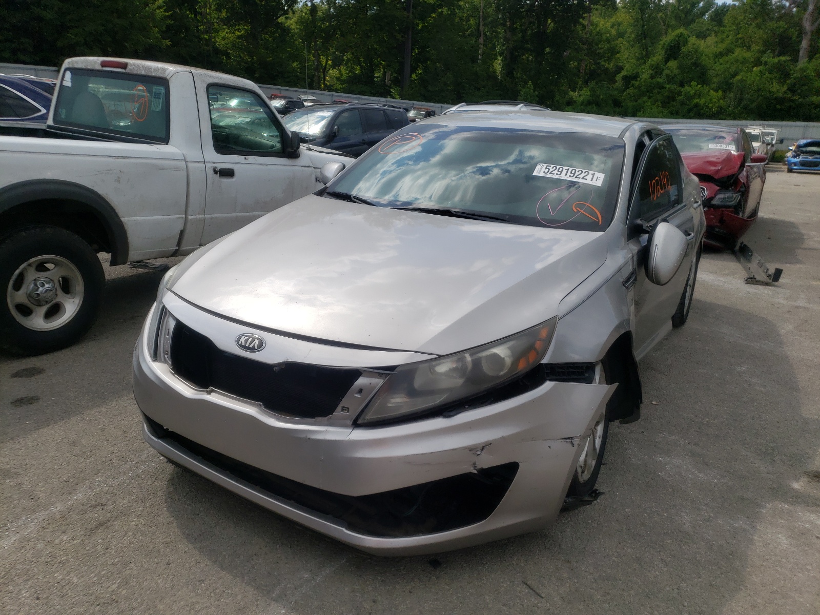 Photo 2 from auction – 2013 KIA OPTIMA LX with VIN 5XXGM4A75DG225427