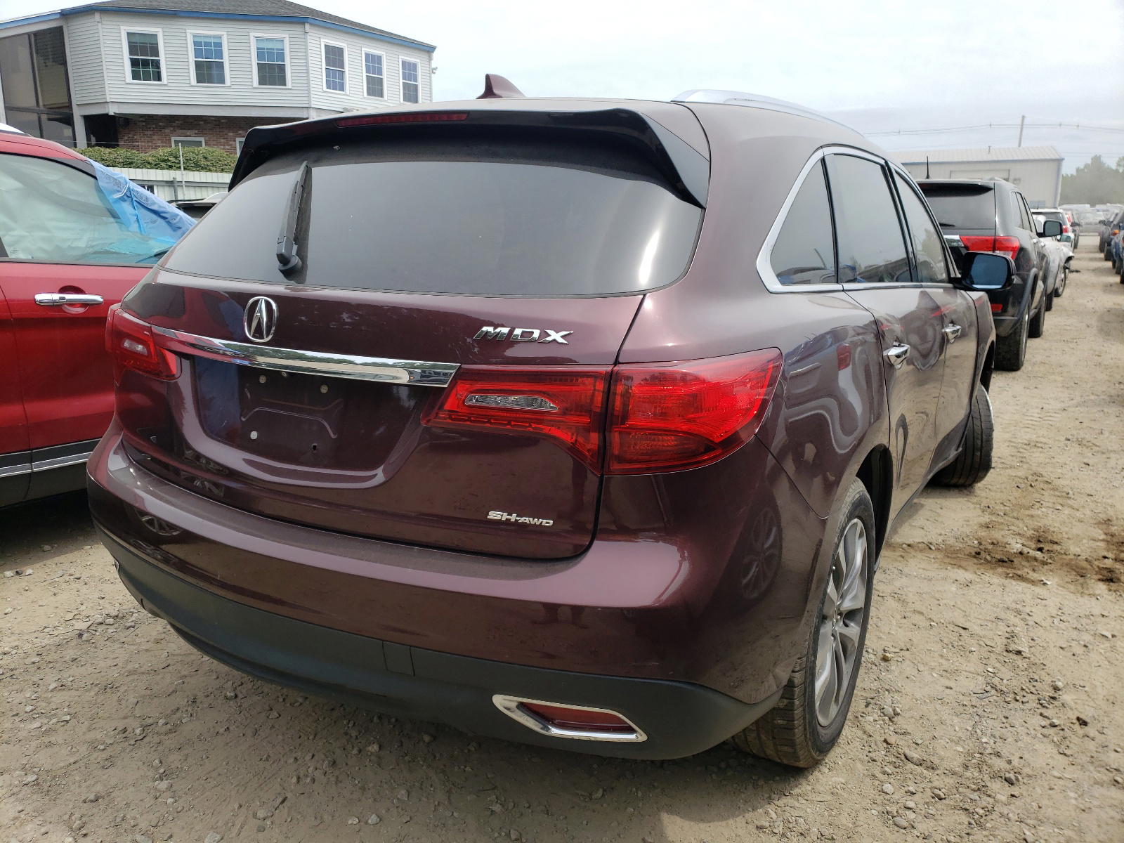Photo 4 from auction – 2015 ACURA MDX TECHNO with VIN 5FRYD4H40FB025625