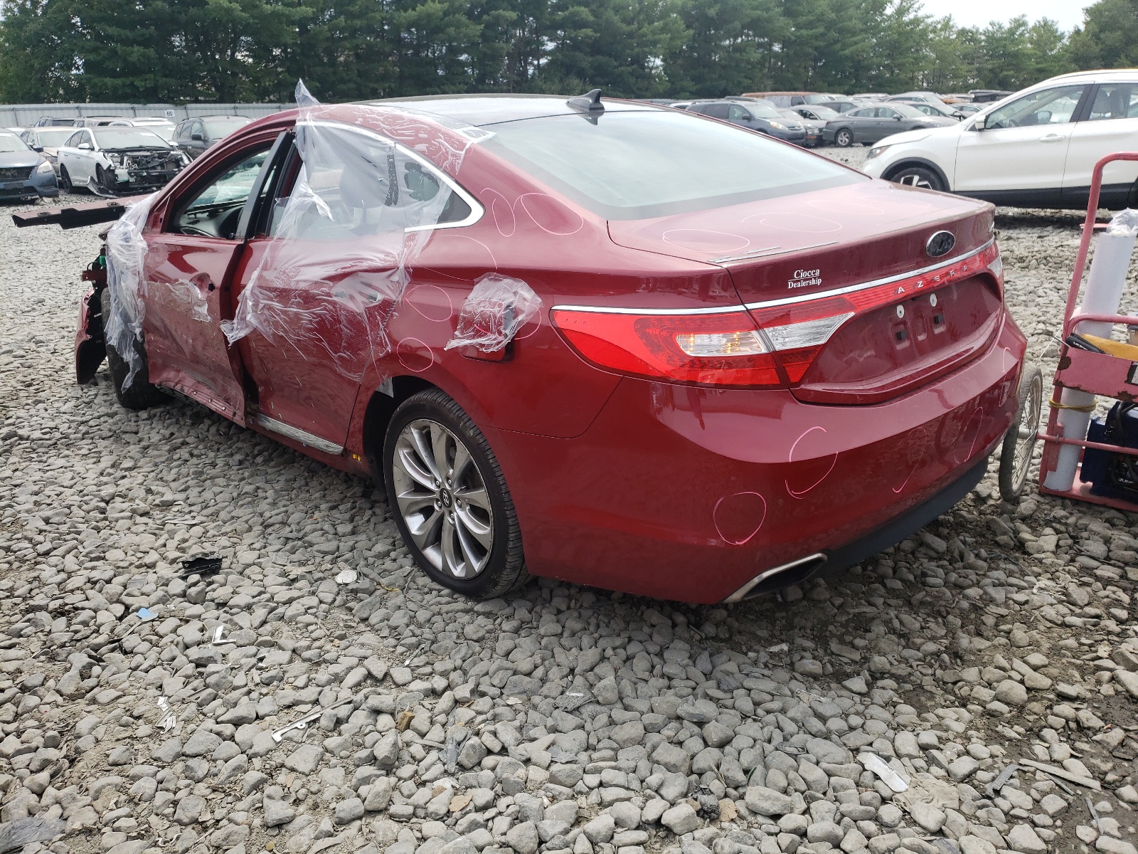 Photo 3 from auction – 2016 HYUNDAI AZERA LIMI with VIN KMHFH4JG0GA529907