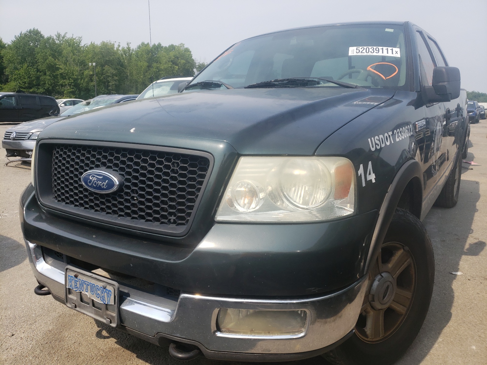 Photo 2 from auction – 2004 FORD F150 SUPER with VIN 1FTPW14534KC05816
