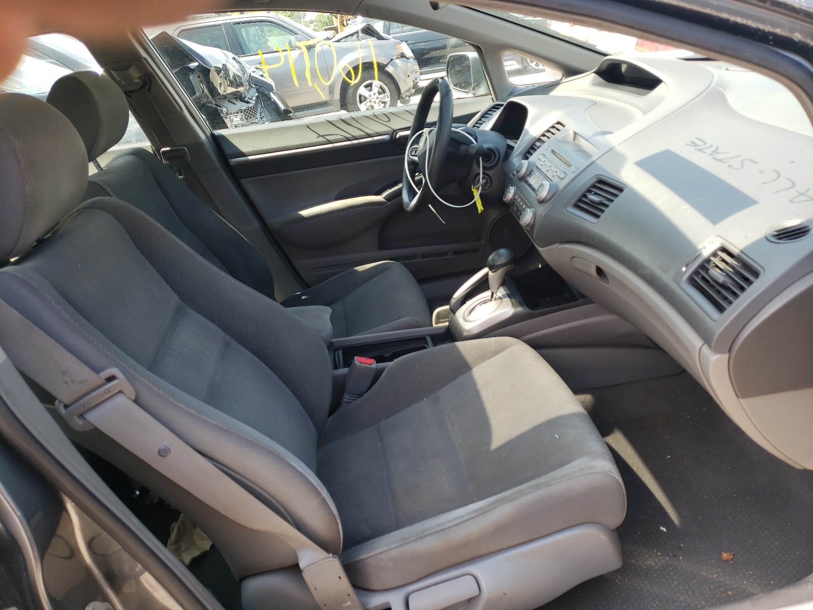 Photo 5 from auction – 2009 HONDA CIVIC EX with VIN 1HGFA16829L004221