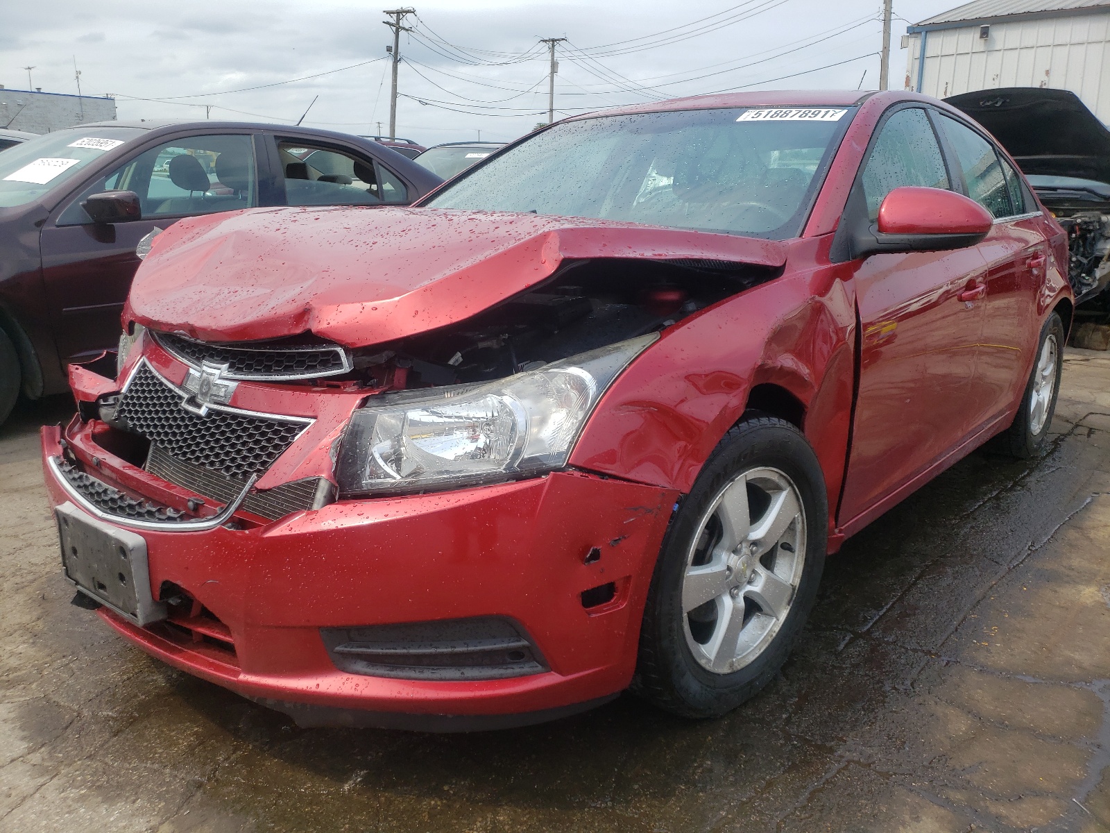 Photo 2 from auction – 2014 CHEVROLET CRUZE LT with VIN 1G1PC5SB7E7301602