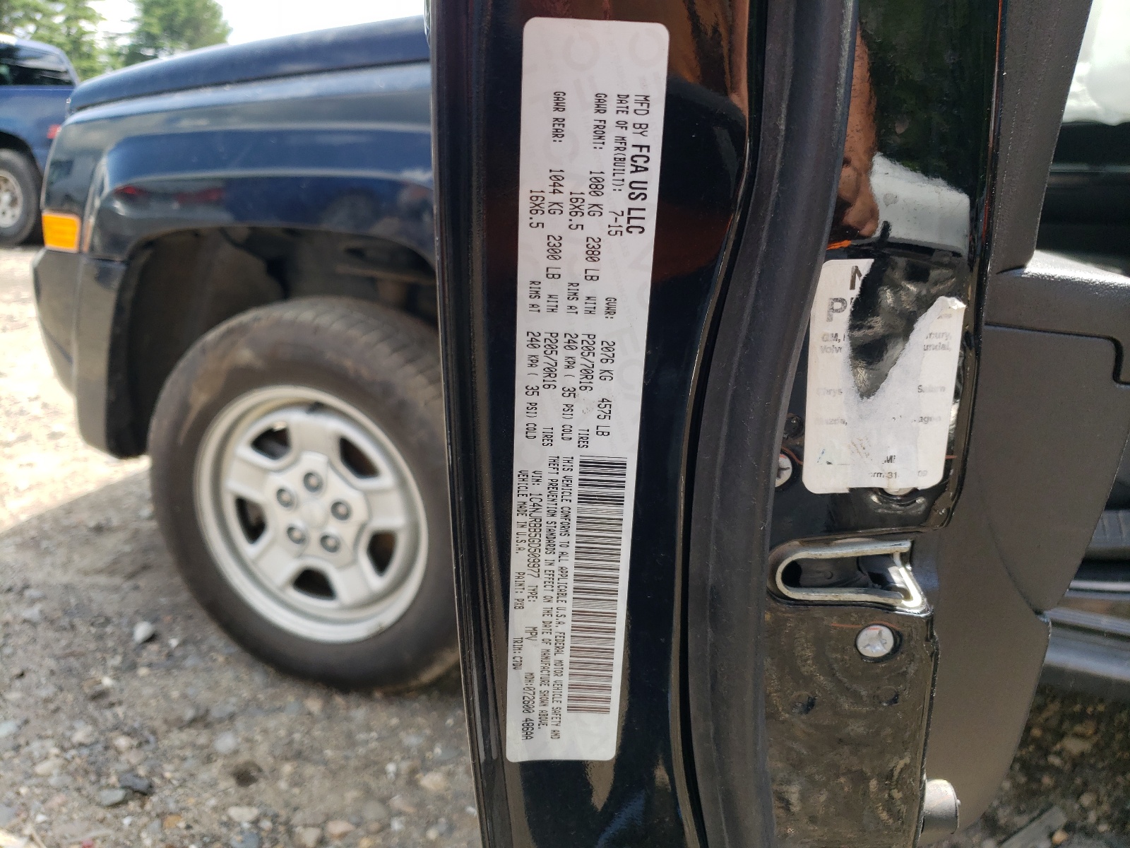 Photo 10 from auction – 2016 JEEP PATRIOT SP with VIN 1C4NJRBB5GD509977