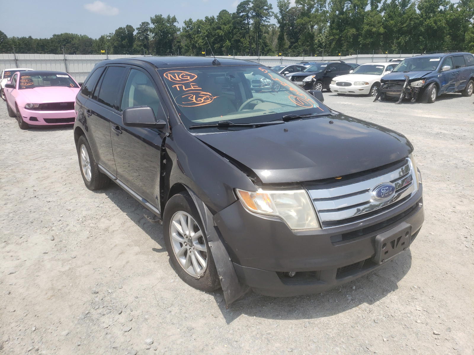 FORD EDGE 2007 with VIN 2FMDK39C27BB56572 - Photo from auction