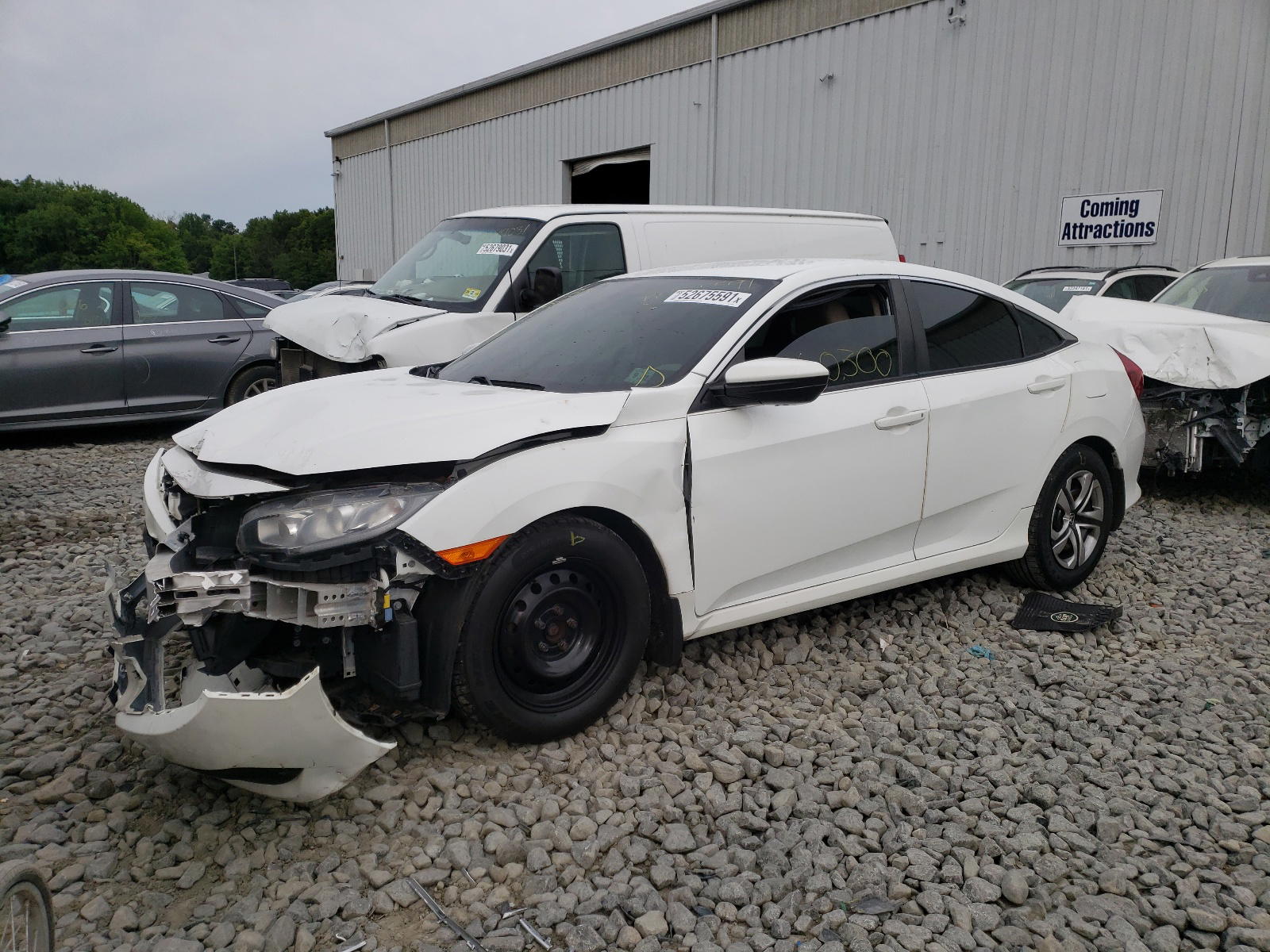 Photo 2 from auction – 2016 HONDA CIVIC LX with VIN 19XFC2F59GE218844