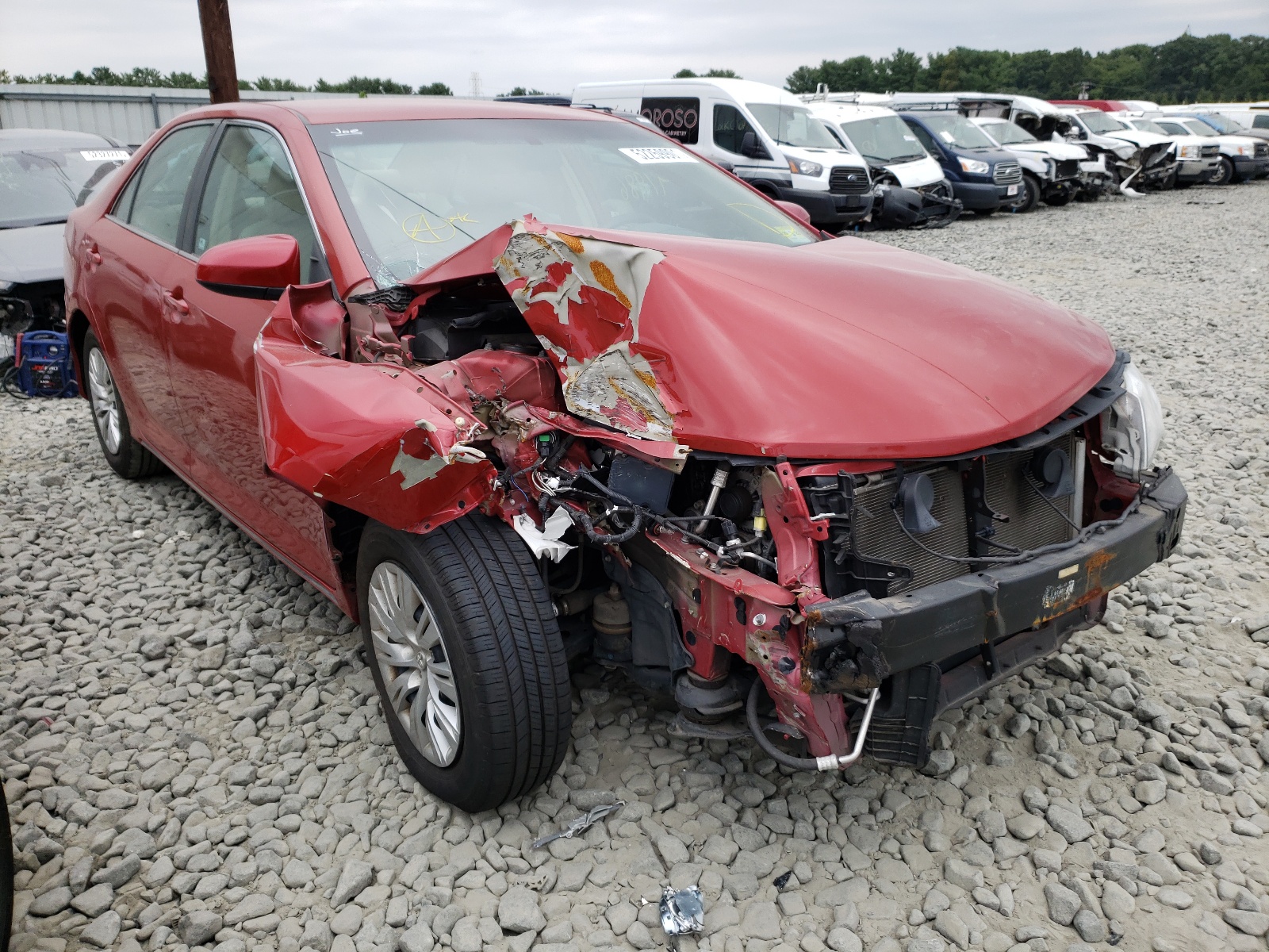TOYOTA CAMRY L 2014 with VIN 4T4BF1FK9ER390247 - Photo from auction