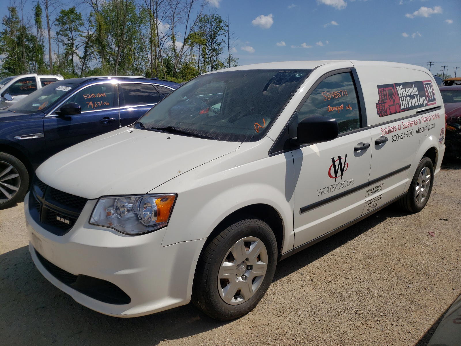Photo 2 from auction – 2013 RAM TRADESMAN with VIN 2C4JRGAG9DR673346