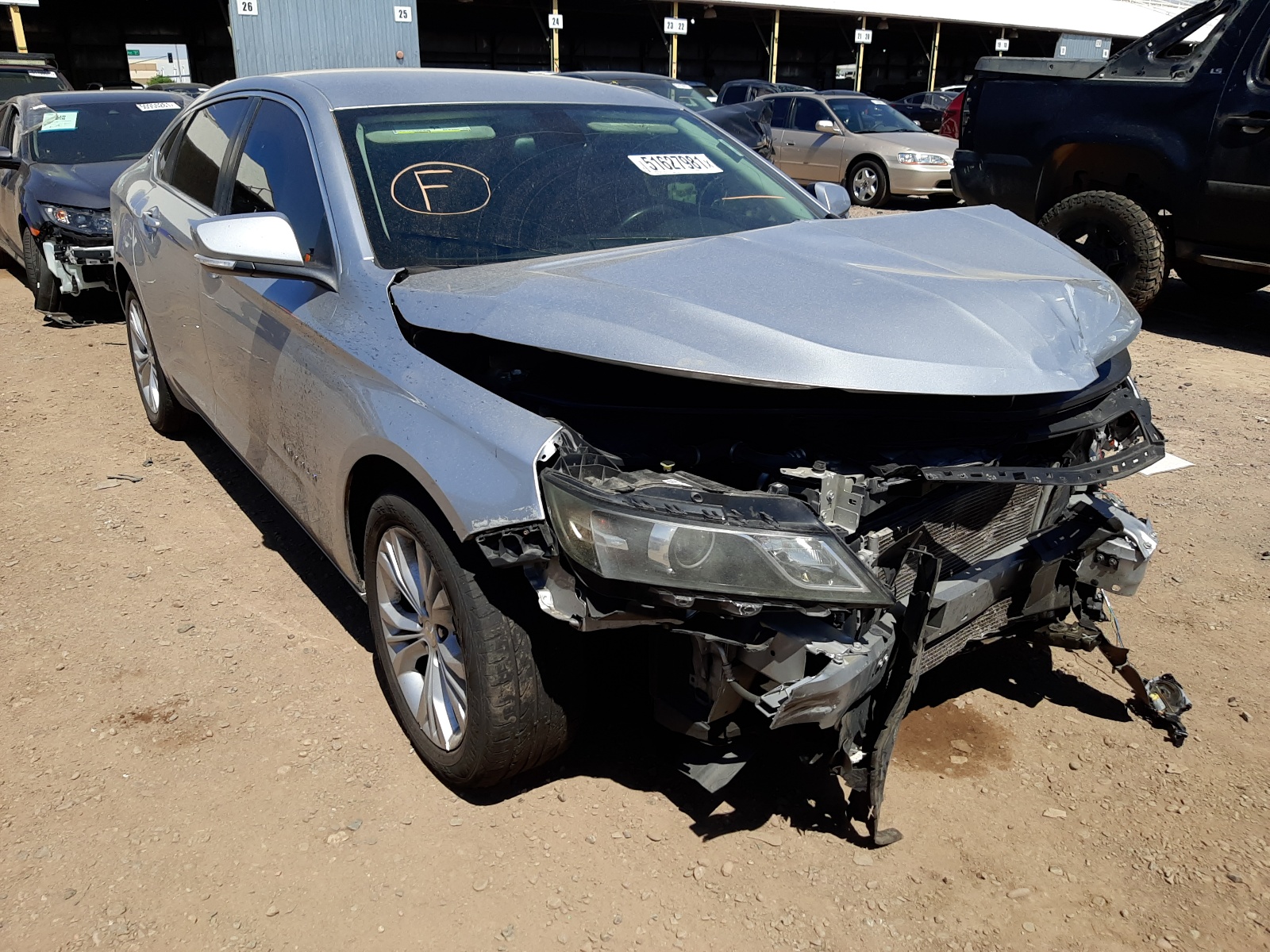 Photo 1 from auction – 2014 CHEVROLET IMPALA LT with VIN 2G1125S34E9173450