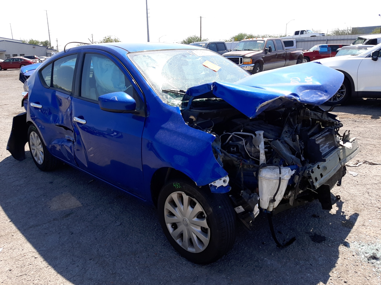 Photo 1 from auction – 2015 NISSAN VERSA S with VIN 3N1CN7AP9FL906391