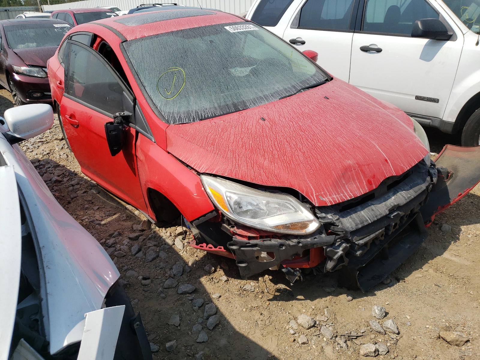 FORD FOCUS SE 2013 with VIN 1FADP3F27DL117737 - Photo from auction