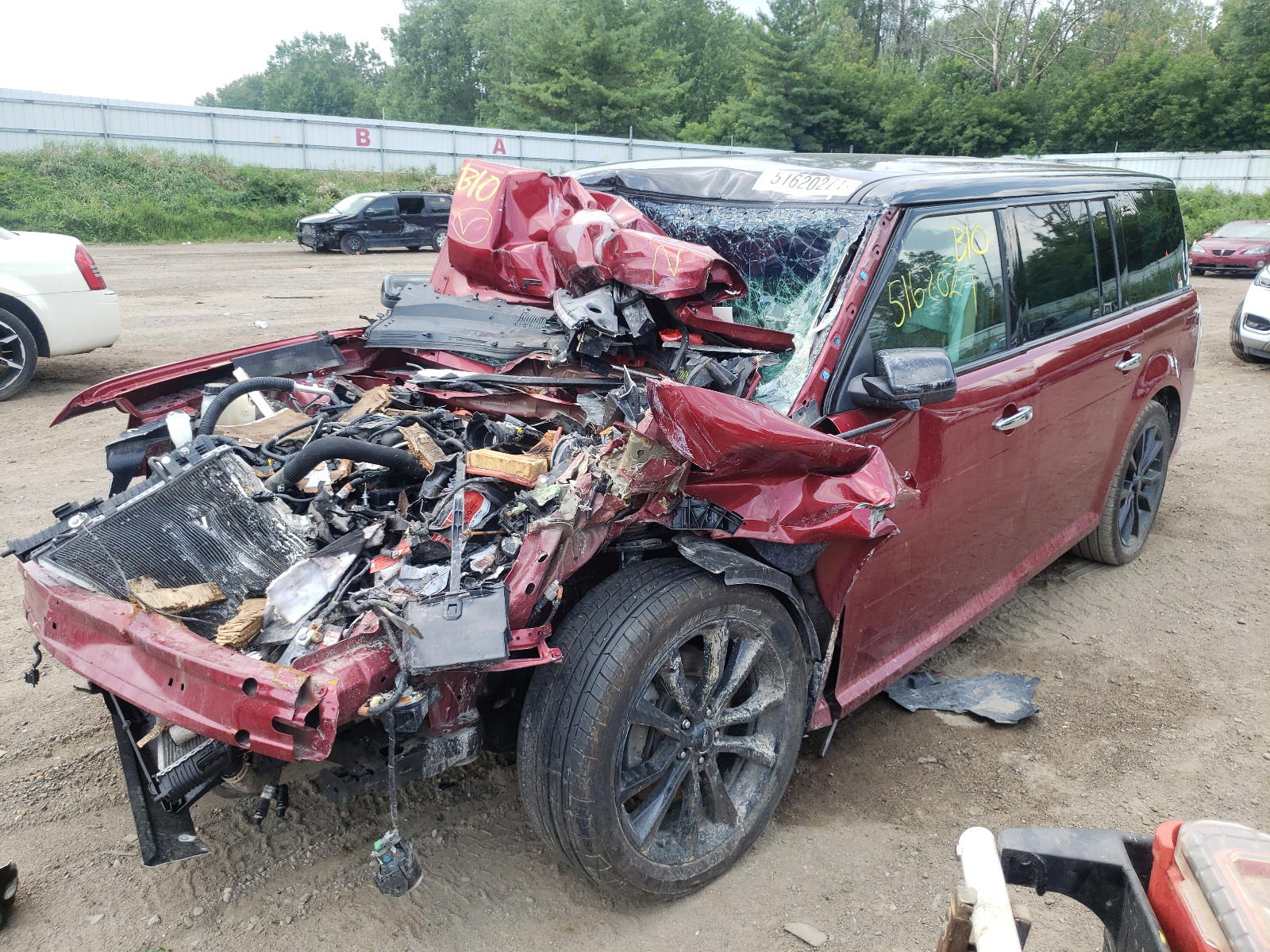 Photo 2 from auction – 2018 FORD FLEX SEL with VIN 2FMHK6C81JBA03129