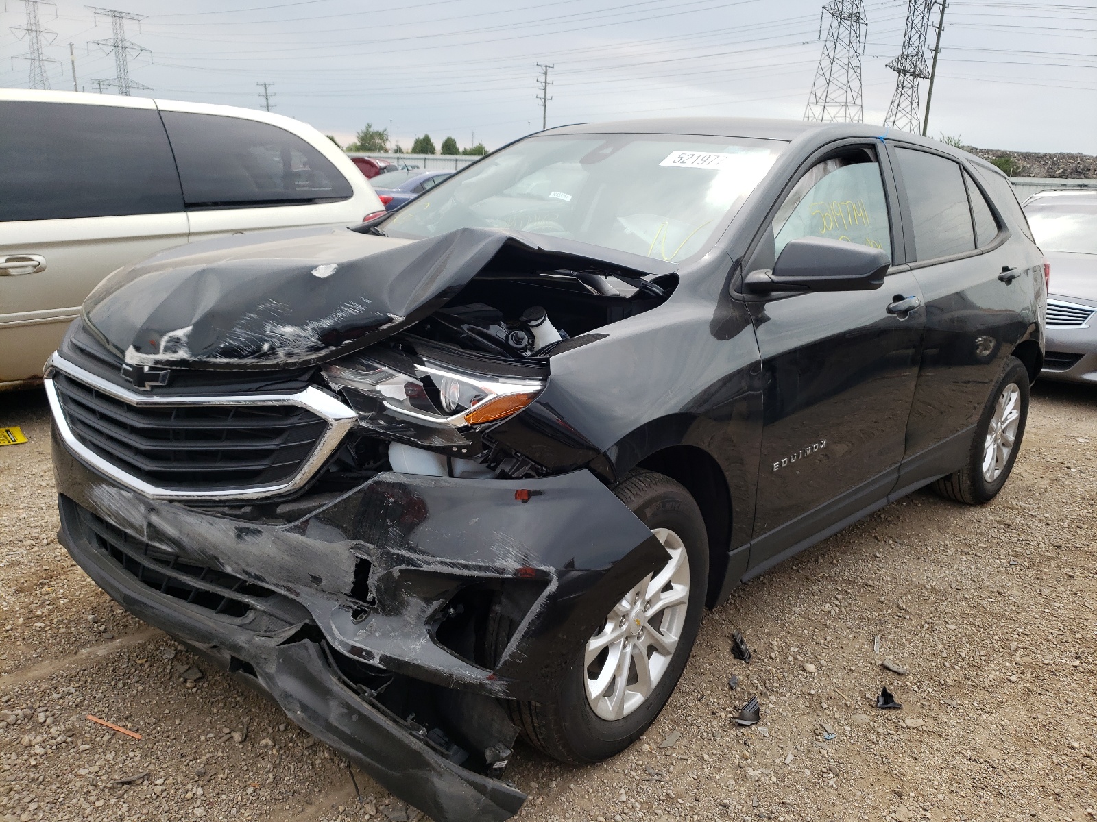 Photo 2 from auction – 2020 CHEVROLET EQUINOX LS with VIN 2GNAXHEV0L6240607
