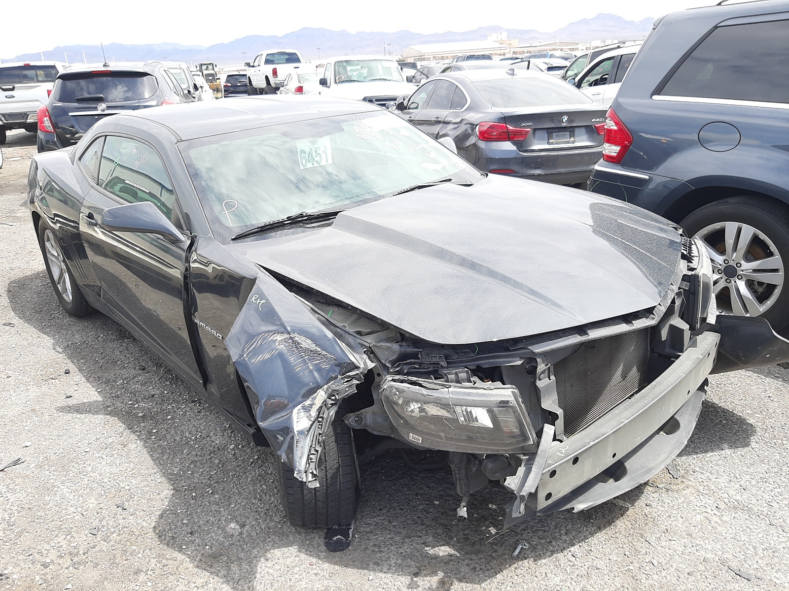 CHEVROLET CAMARO LS 2015 with VIN 2G1FB1E37F9148327 - Photo from auction