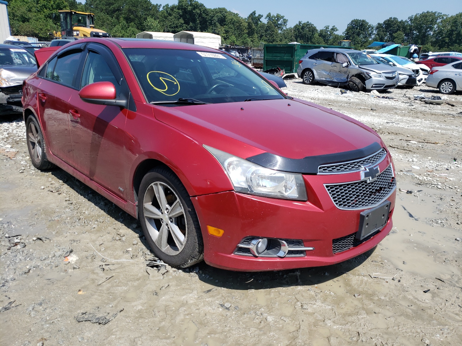 CHEVROLET CRUZE LT 2012 with VIN 1G1PG5SC3C7192663 - Photo from auction