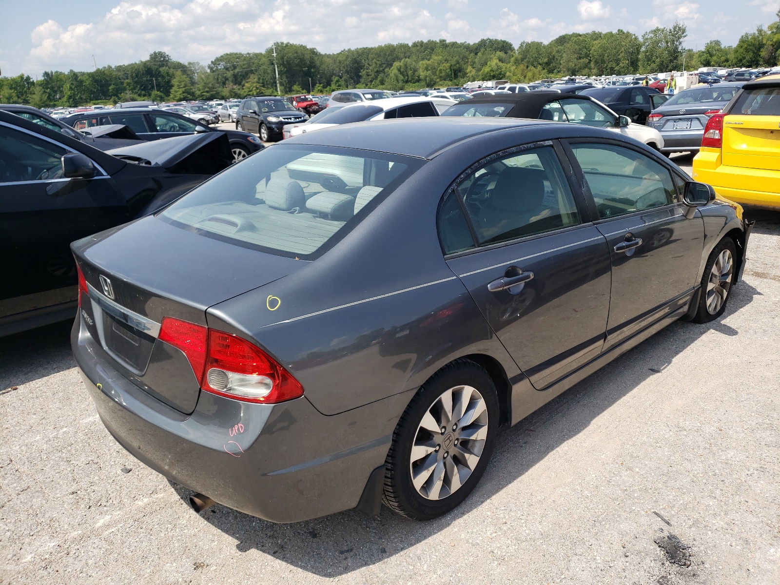 Photo 4 from auction – 2009 HONDA CIVIC EX with VIN 1HGFA16829L004221