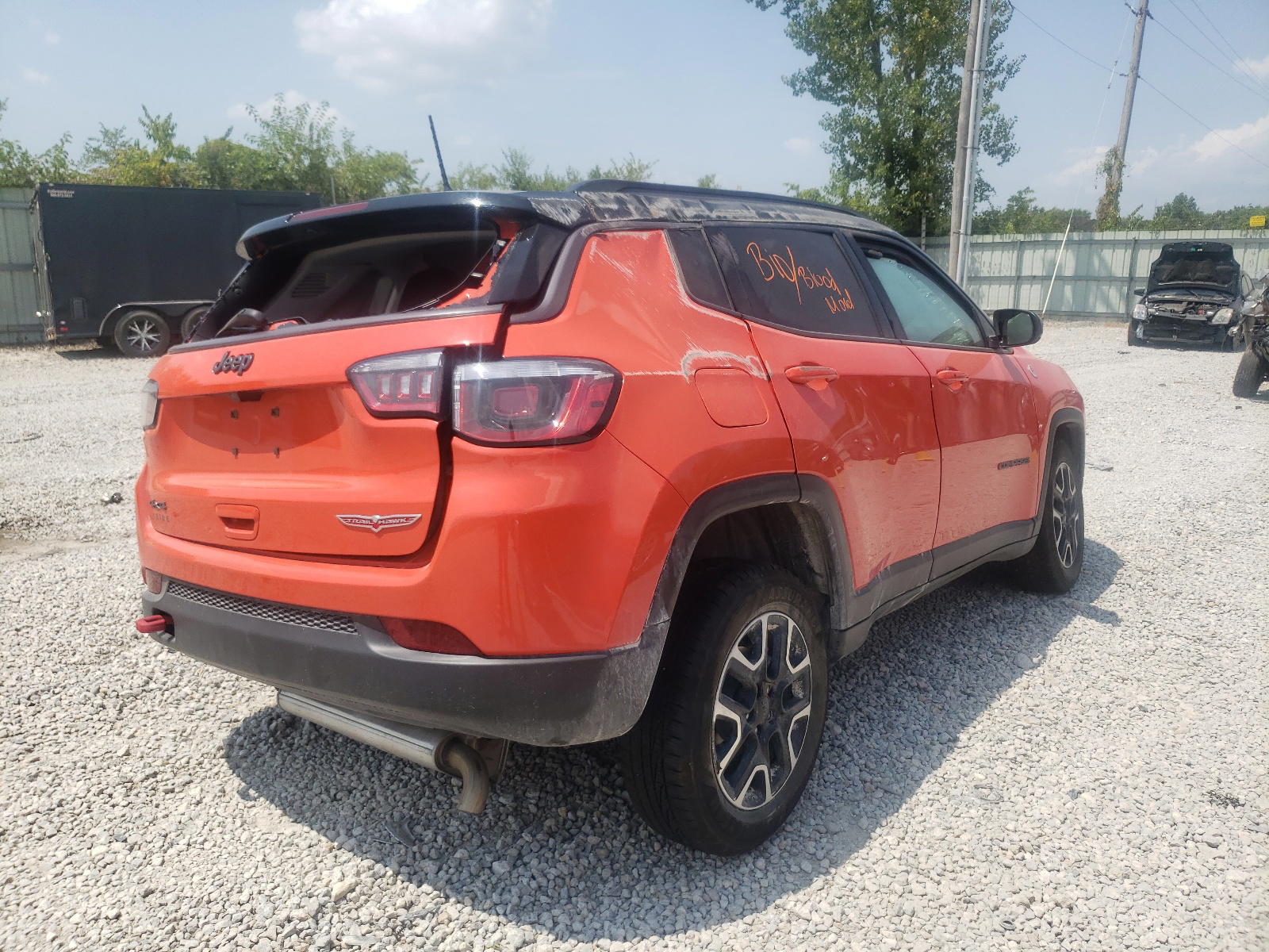 Photo 4 from auction – 2020 JEEP COMPASS TR with VIN 3C4NJDDB4LT133289