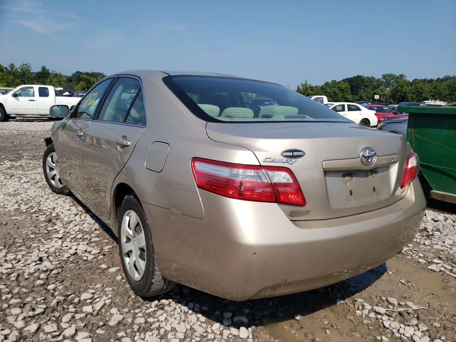 Photo 3 from auction – 2007 TOYOTA CAMRY CE with VIN 4T1BE46K07U678420