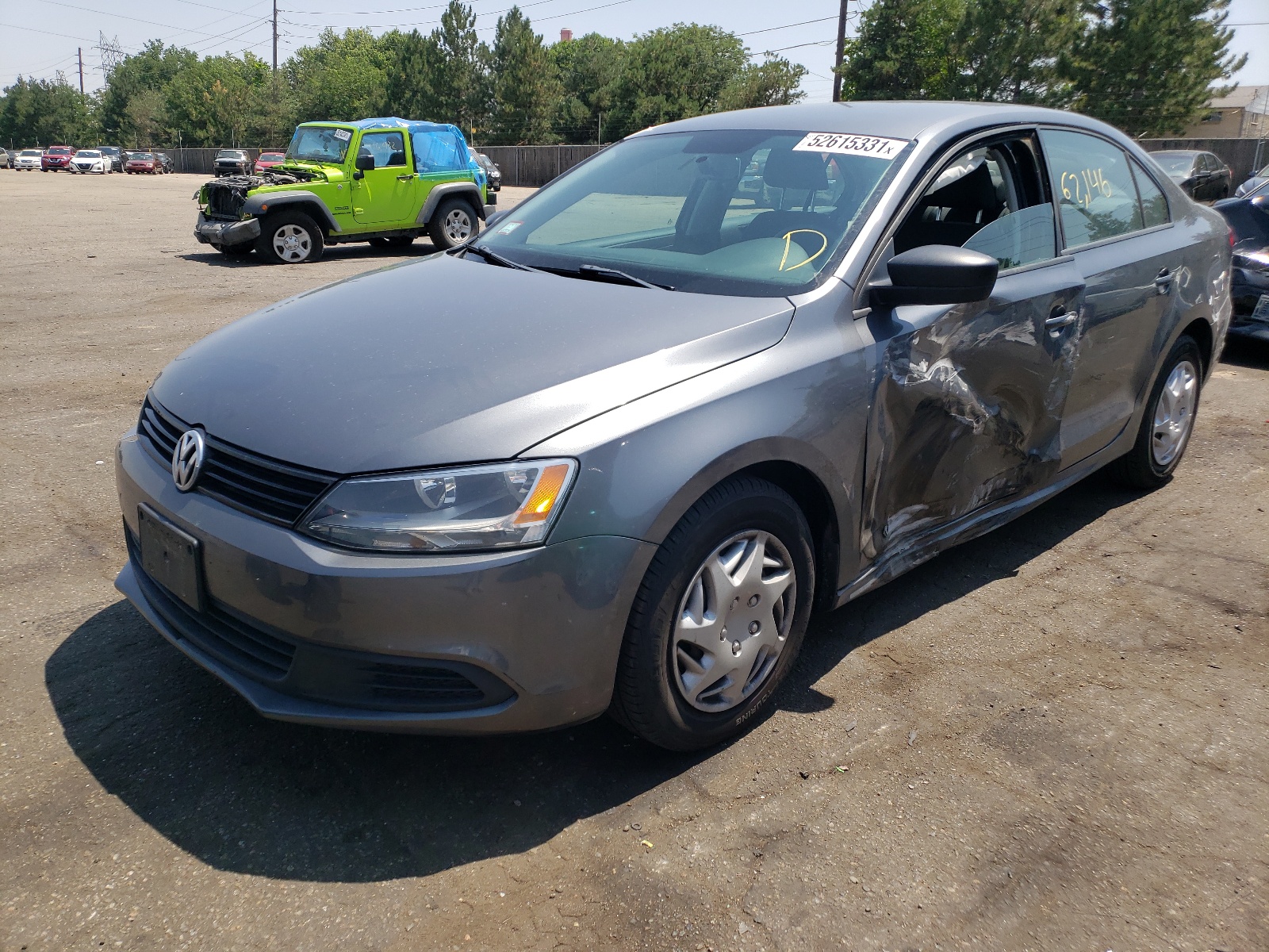 Photo 2 from auction – 2011 VOLKSWAGEN JETTA BASE with VIN 3VW2K7AJXBM384935