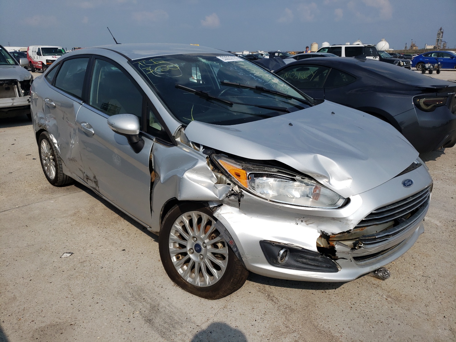 FORD FIESTA TIT 2014 with VIN 3FADP4CJ6EM211139 - Photo from auction