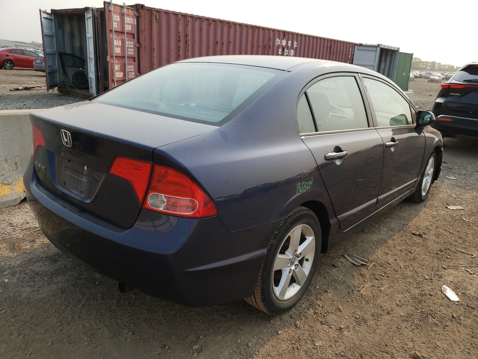 Photo 4 from auction – 2008 HONDA CIVIC EX with VIN 1HGFA16818L040688