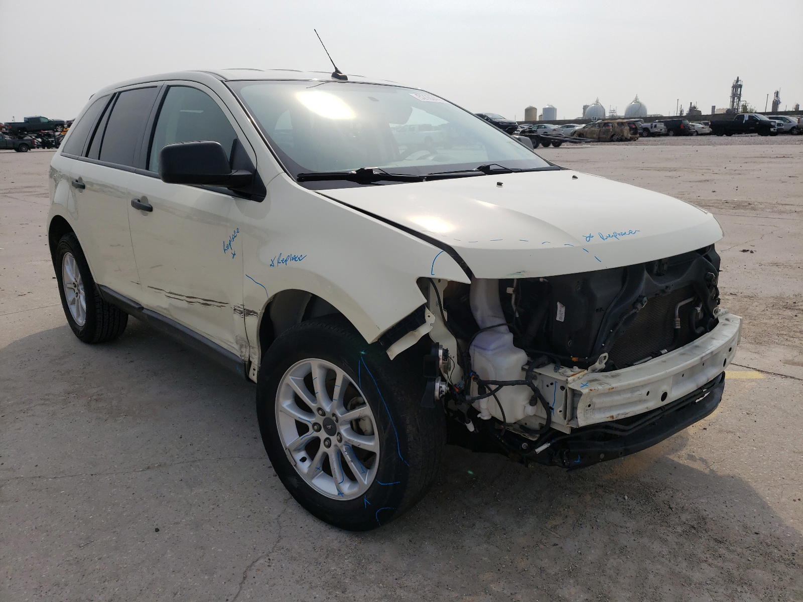 FORD EDGE SE 2008 with VIN 2FMDK36C68BB49694 - Photo from auction