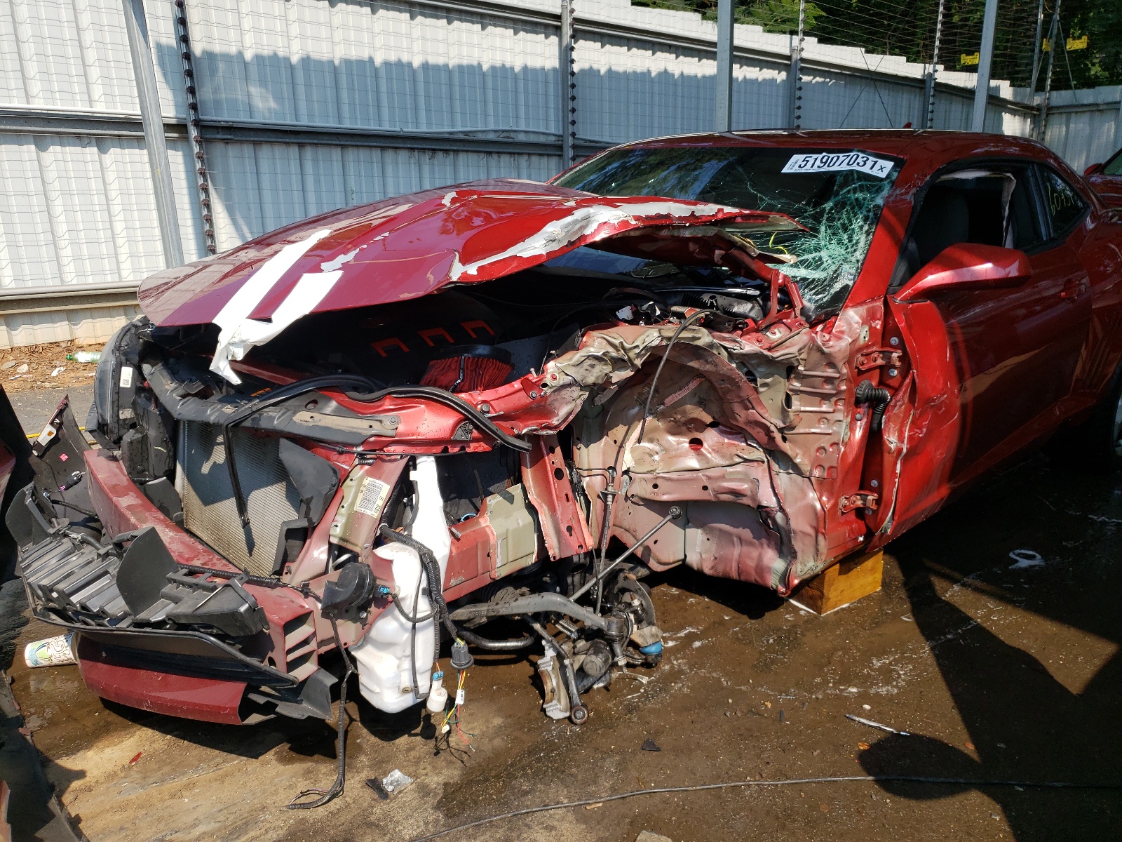 Photo 2 from auction – 2015 CHEVROLET CAMARO LT with VIN 2G1FD1E39F9169528