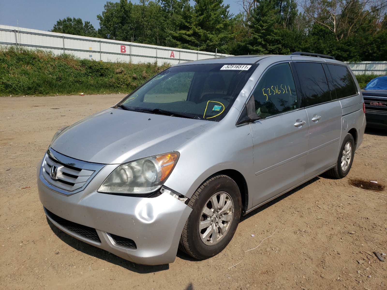Photo 2 from auction – 2010 HONDA ODYSSEY EX with VIN 5FNRL3H60AB071338