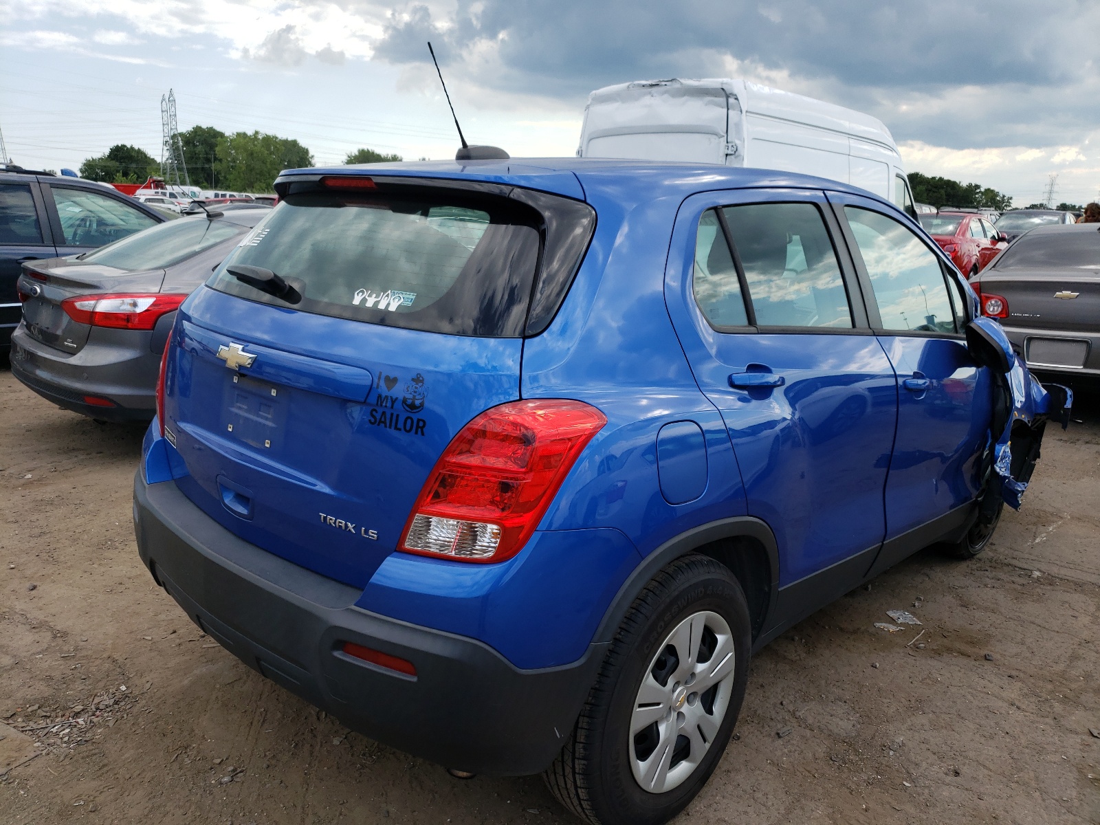 Photo 4 from auction – 2016 CHEVROLET TRAX LS with VIN KL7CJKSB0GB661849